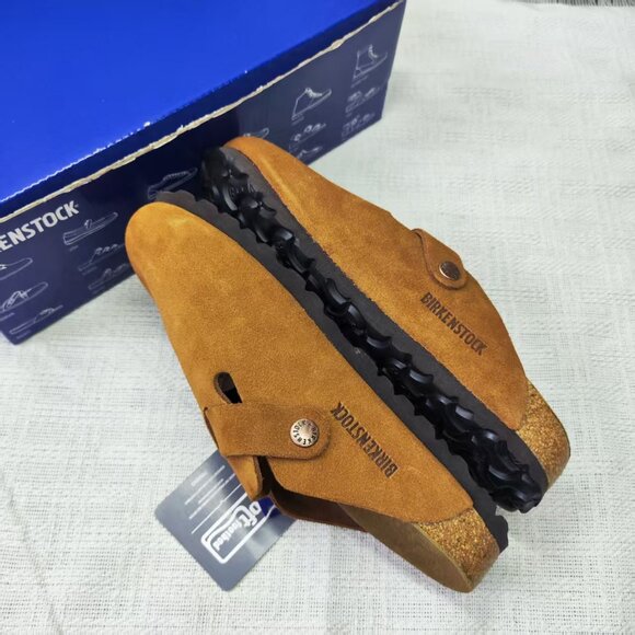 🚈|🚈Birkenstock Boston Women's Mink Suede Narrow Fit NWT - Picture 5 of 5